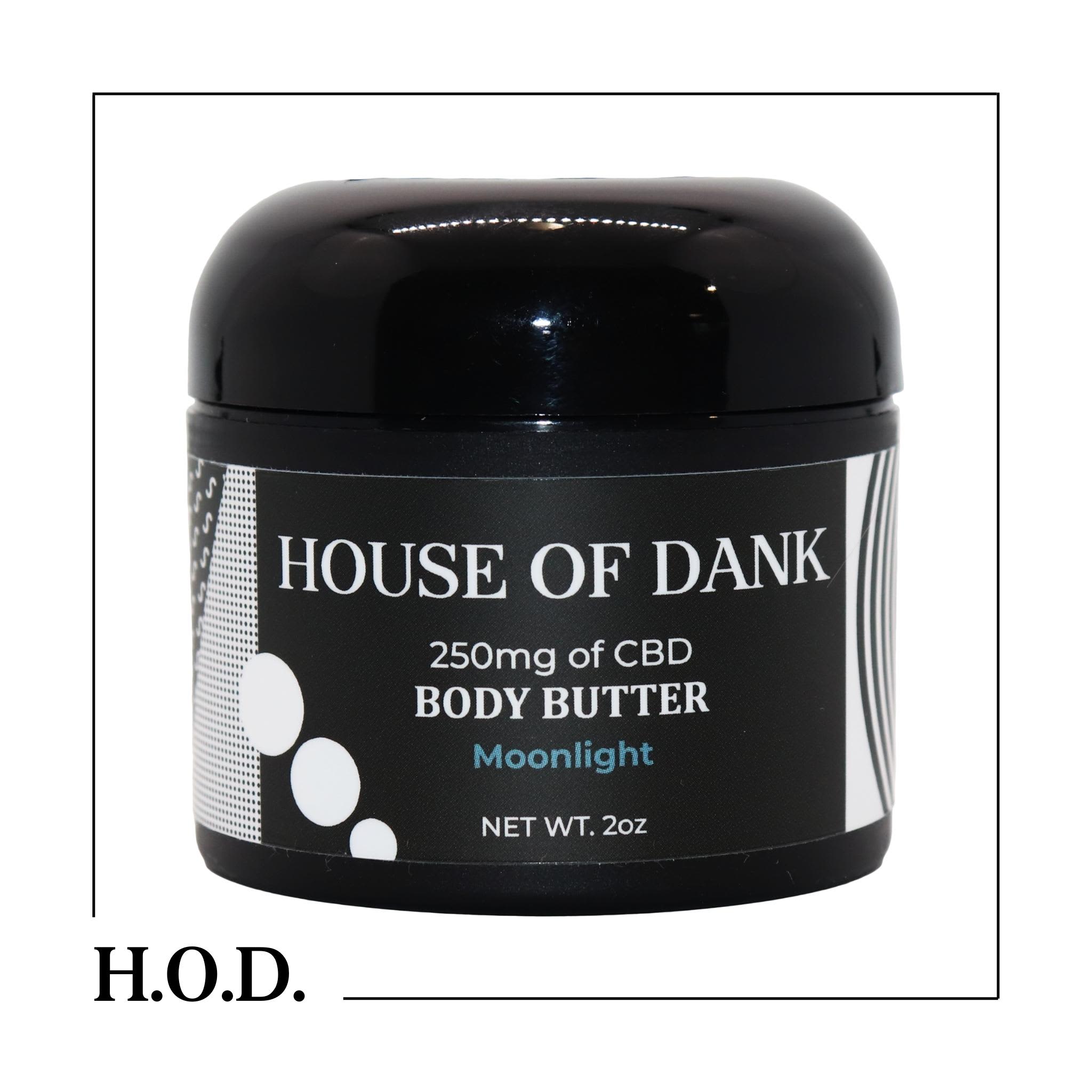 H.O.D. CBD Moonlight Body Butter 2oz 250mg