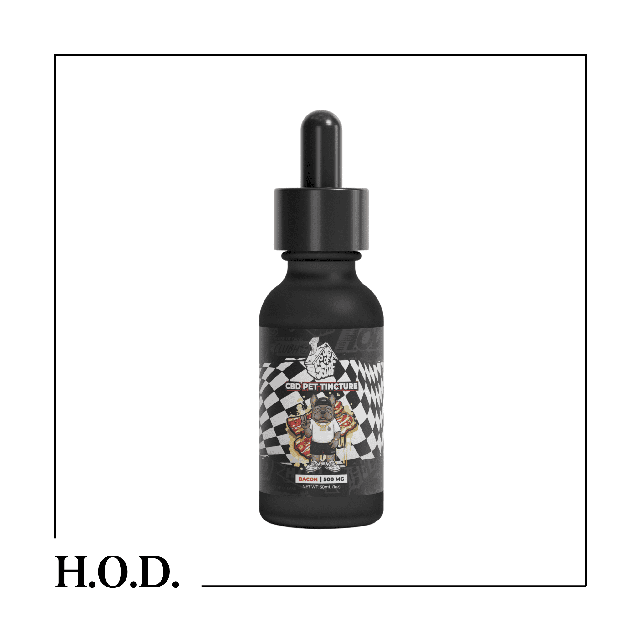 H.O.D. CBD Bacon Pet Tincture 500mg