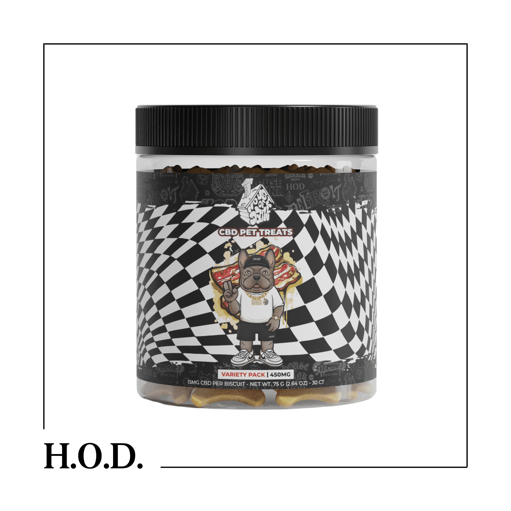 H.O.D. CBD Pet Treats 15mg 30ct