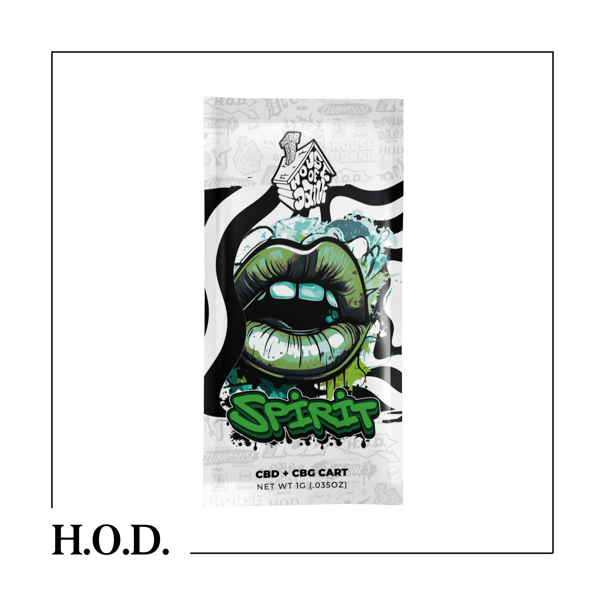 H.O.D. CBD + CBG Spirit Cart 1g