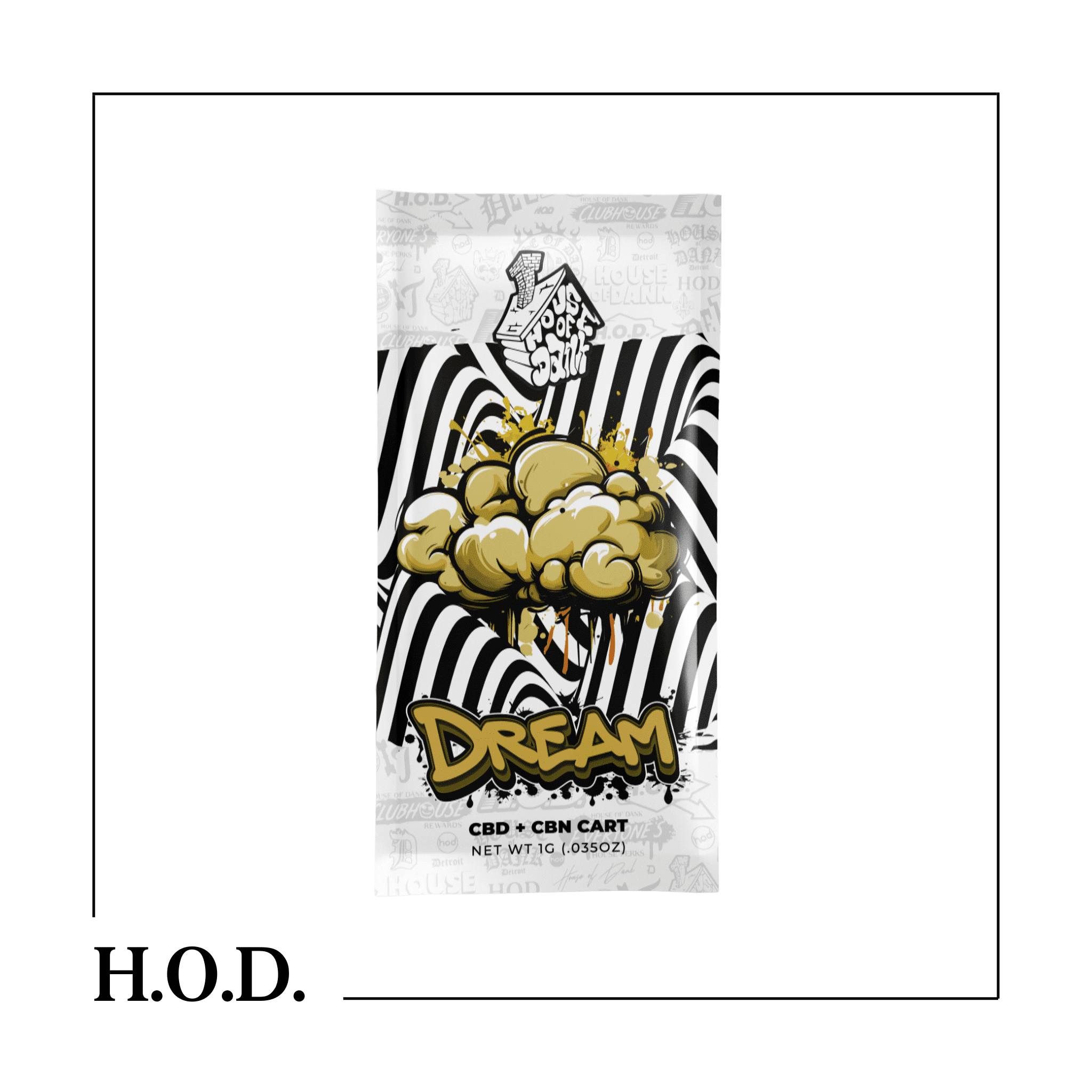 H.O.D. CBD + CBN Dream Cart 1g