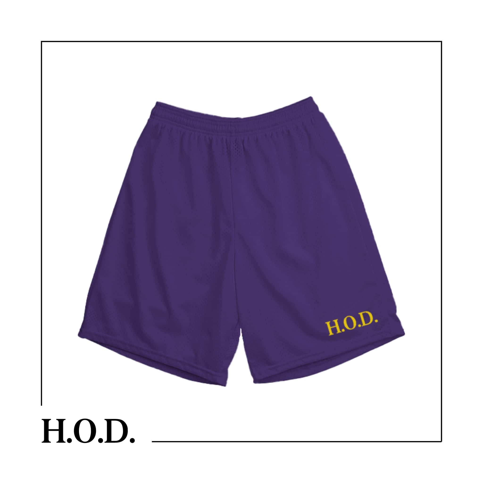 H.O.D. Purple Basketball Shorts 3XL