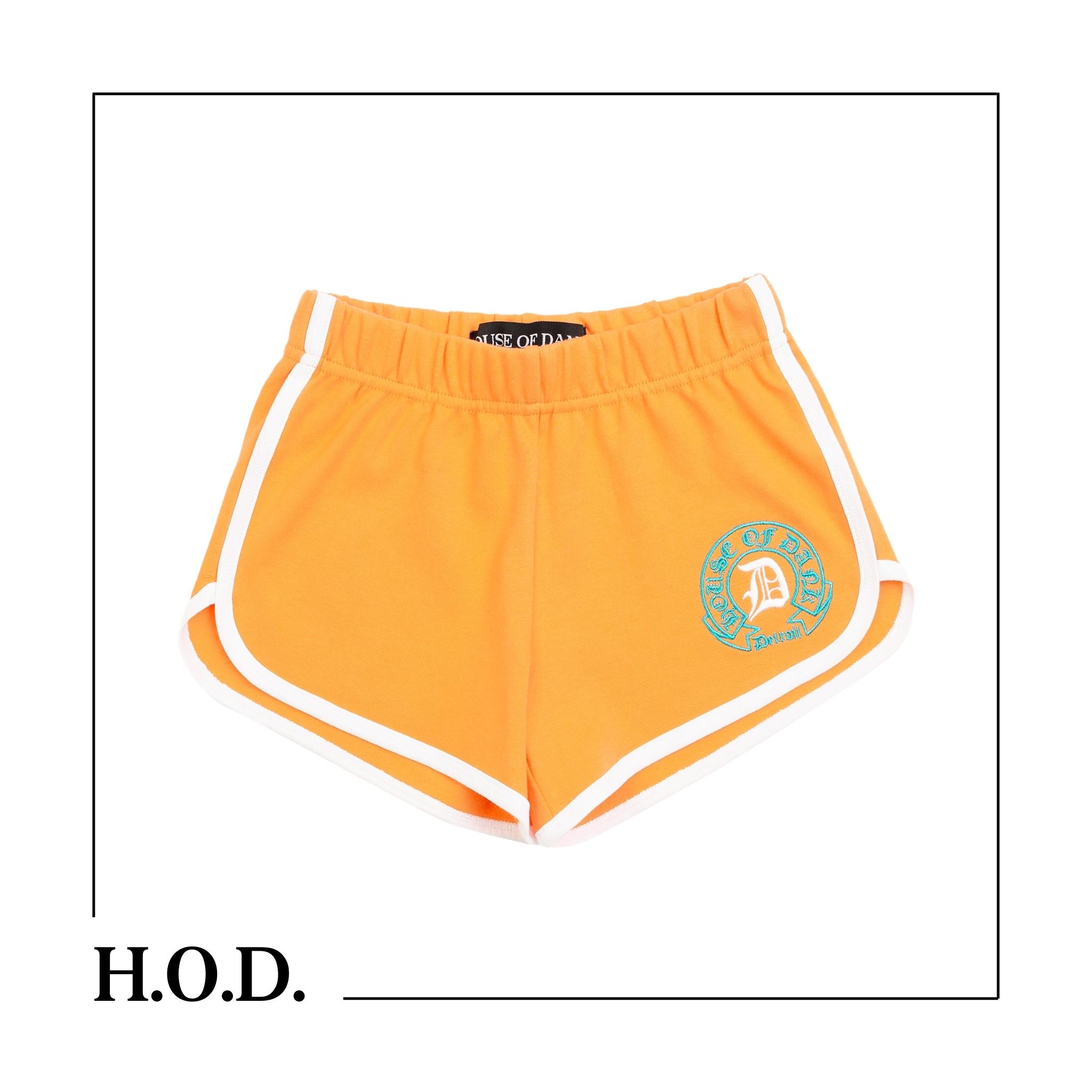H.O.D. x Tie High Orange Banners Shorts