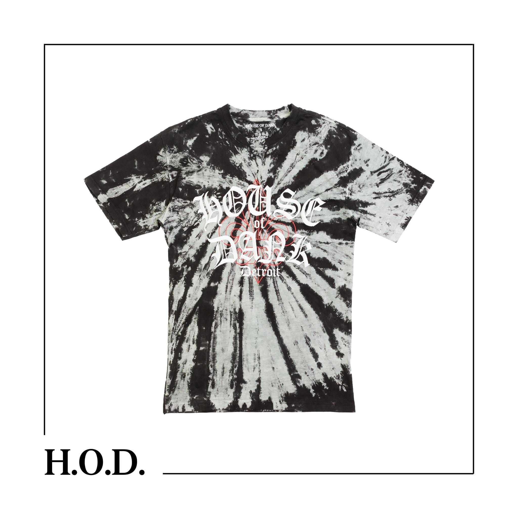 H.O.D. x Tie High Black Stacked Tee