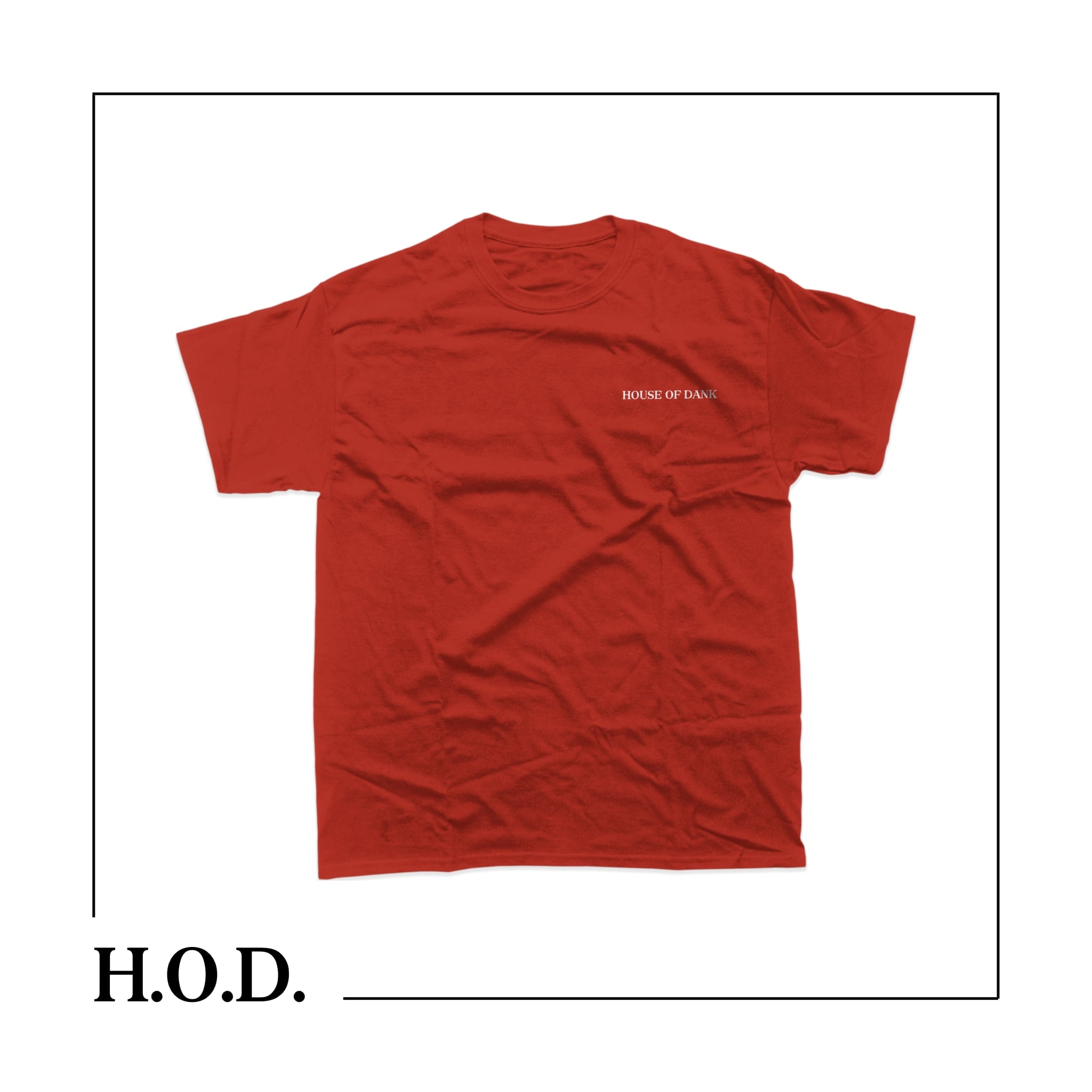 H.O.D. OG x Comfort Red Left Short Sleeve Tee