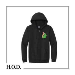H.O.D. House Dank Definition Black Zip-Up Hoodie