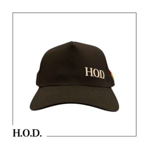 H.O.D. Icon & House Black Curved Snapback Hat