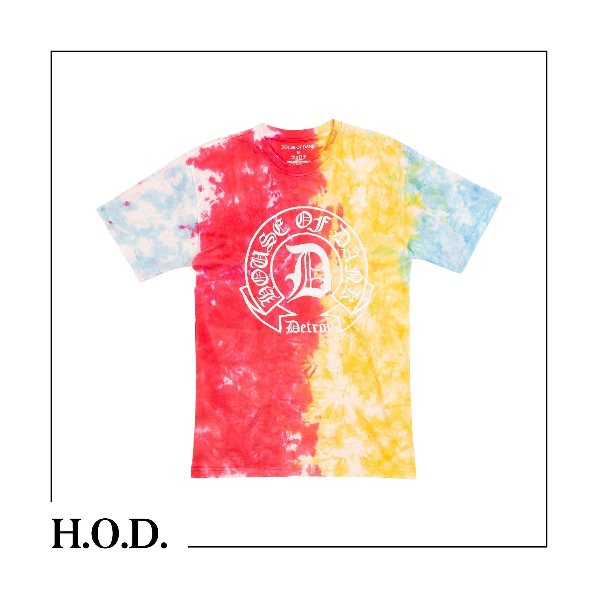 H.O.D. x Tie High Tye Dye Arched Banners Tee