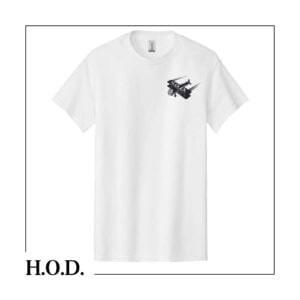 H.O.D. x A.B.E. High in the Sky Short Sleeve Tee White