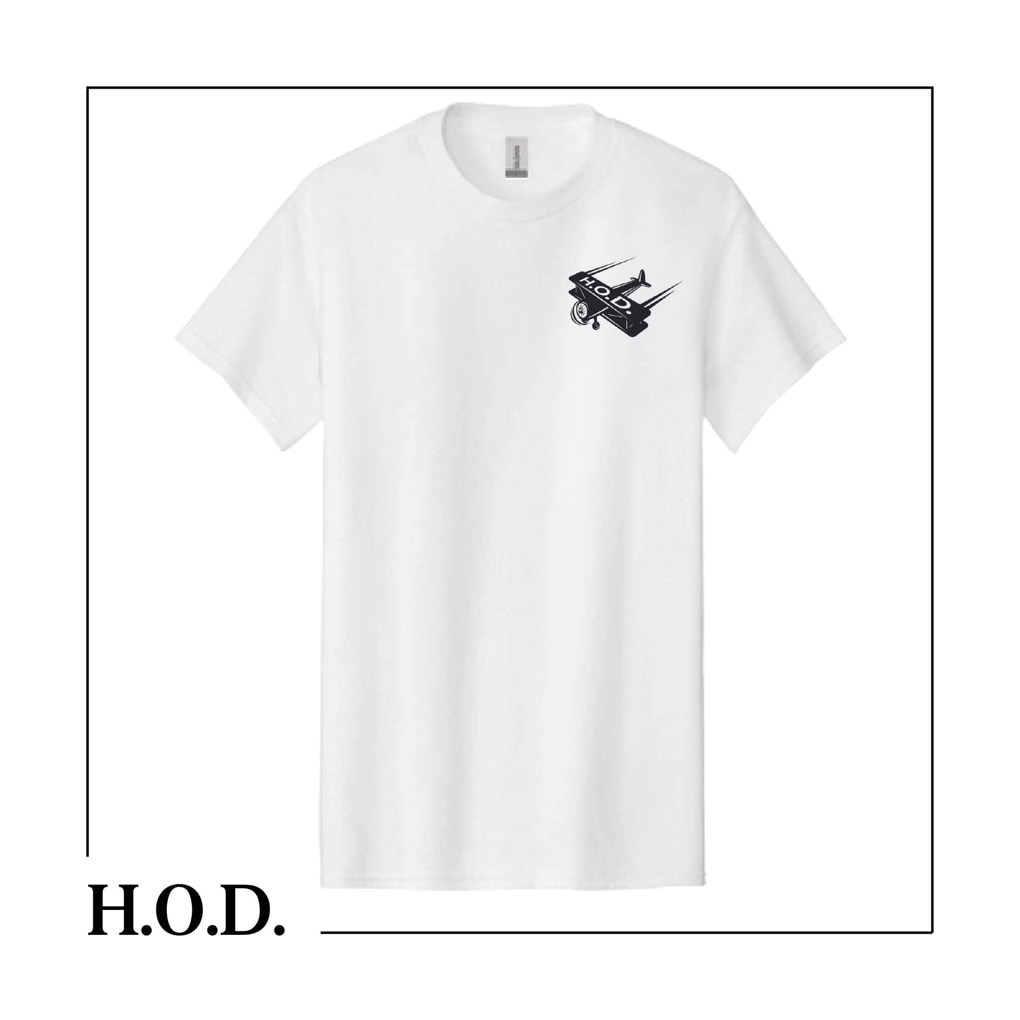 H.O.D. x A.B.E. High in the Sky Short Sleeve Tee White